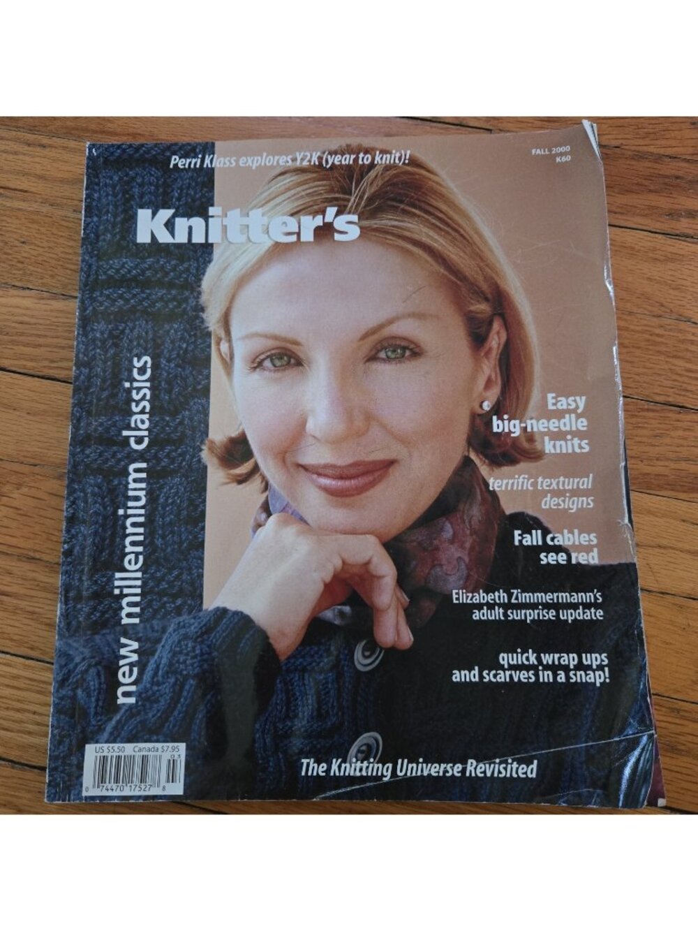 Knitter's Magazine Fall 2000 Number 60 Sweater patterns Adult Surprise Jacket